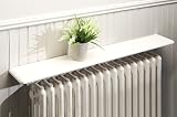 Greenhurst 24-Inch White 1-Tier Easy Fit Radiator Shelf MDF view 2