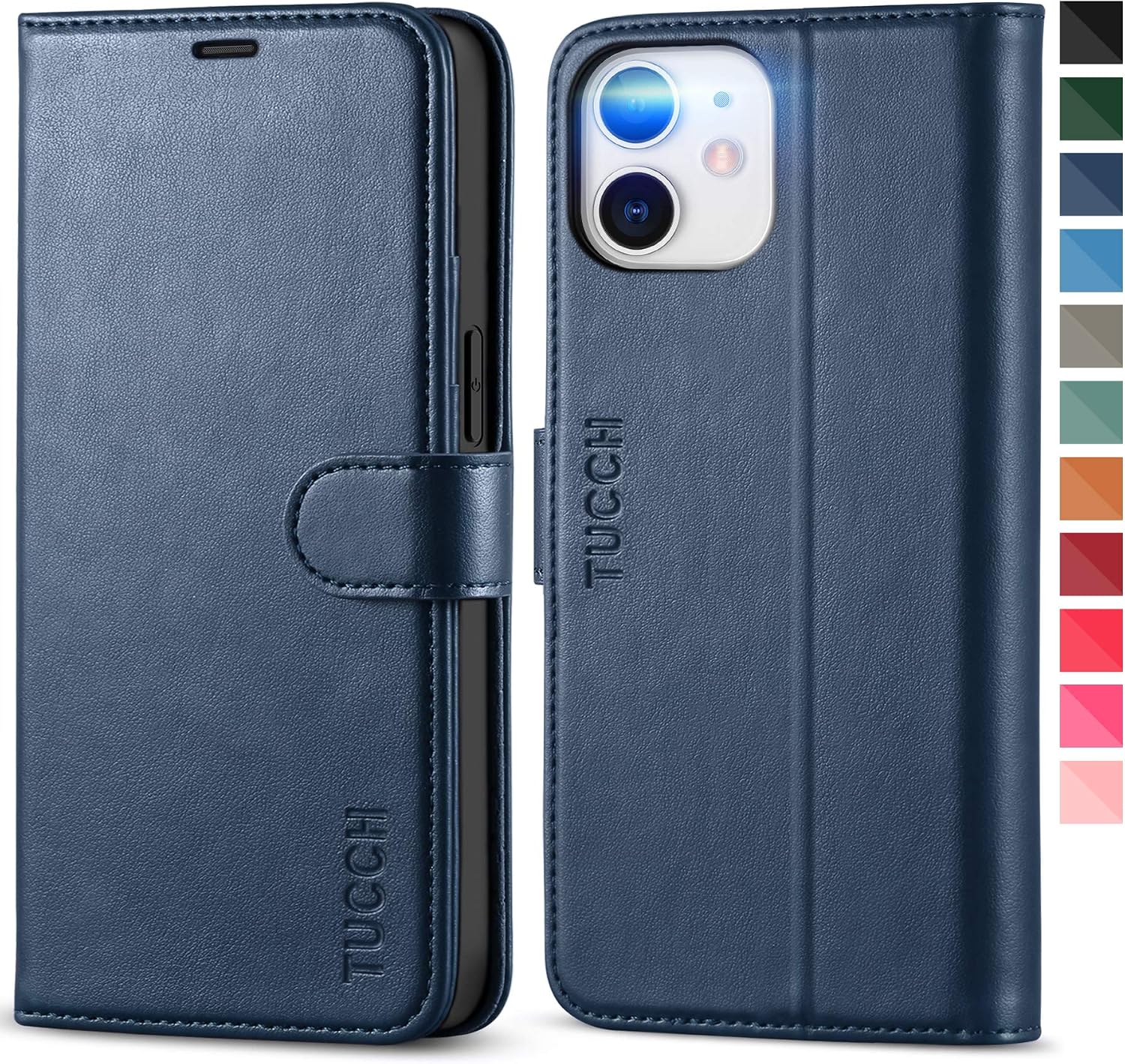 TUCCH Wallet Case for iPhone 12 Mini (5.4")