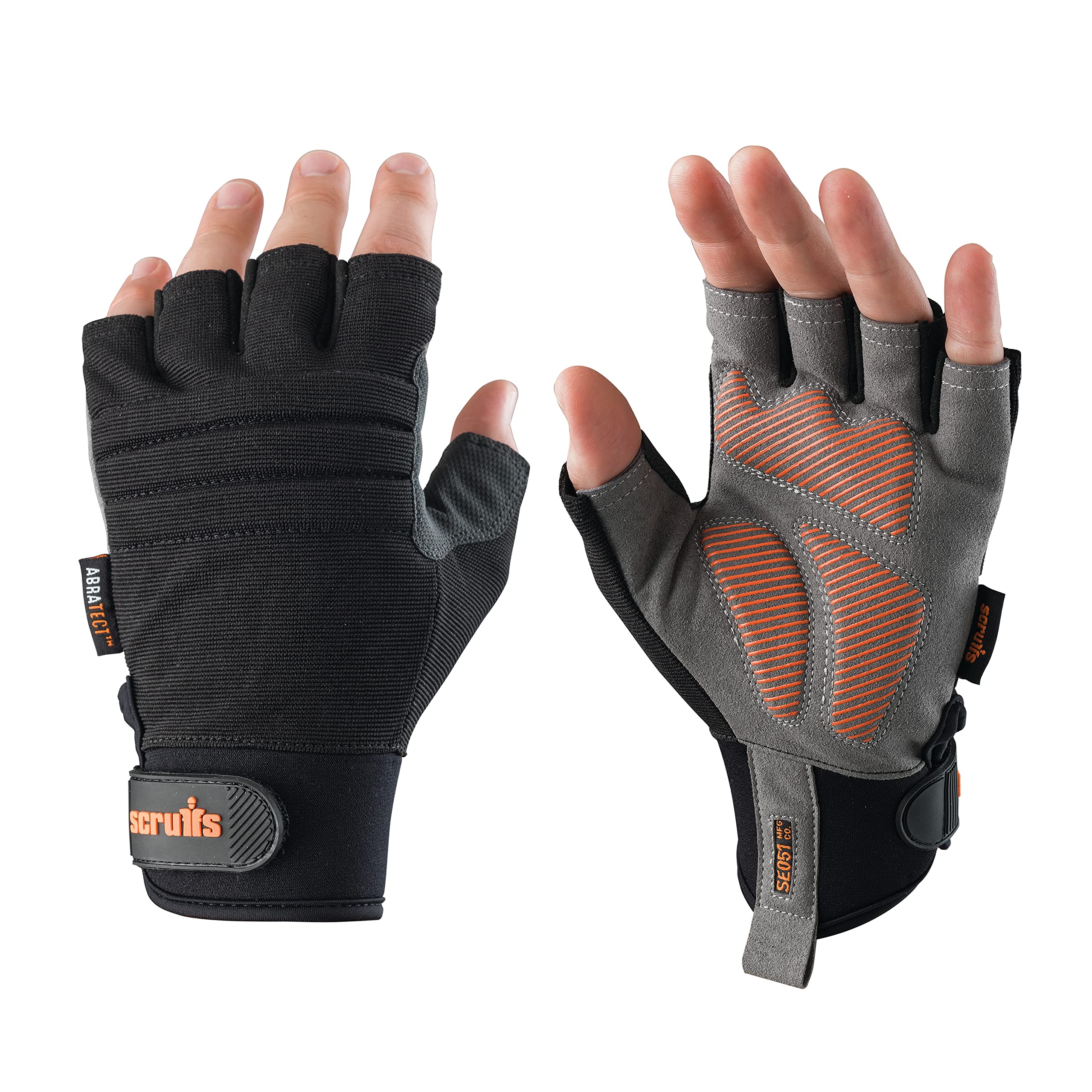 Scruffs Trade Fingerless Gloves Black XL / 10 (T51005)