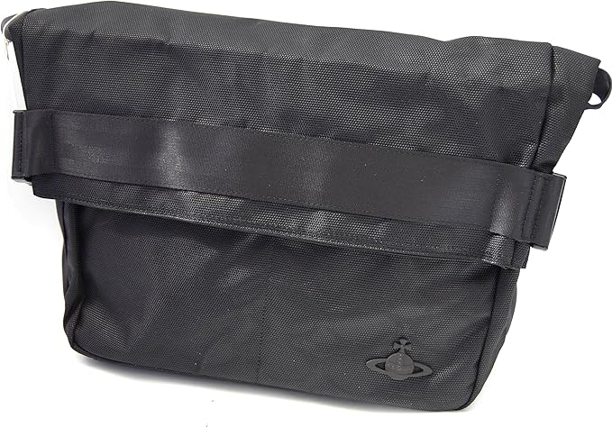 Amazon Co Jp Vivienne Westwood ヴィヴィアンウエストウッド メンズ メッセンジャーバッグ ショルダーバッグ オーブ モノグラム ブラック 8410 新品正規品 服 ファッション小物