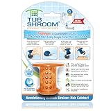 TubShroom The Revolutionary Tub Drain Protector, Orange