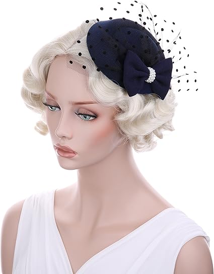 pillbox hat with veil uk