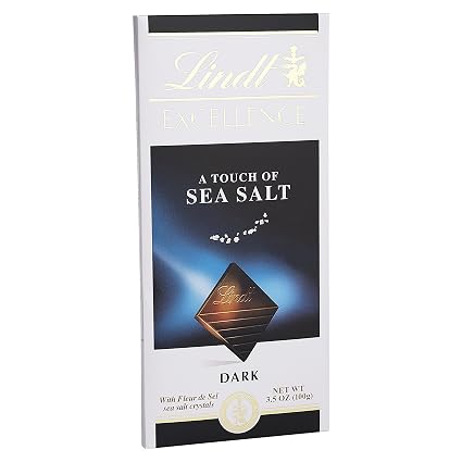 Lindt Excellence Touch of sea salt Dark chocolate (037466039411)