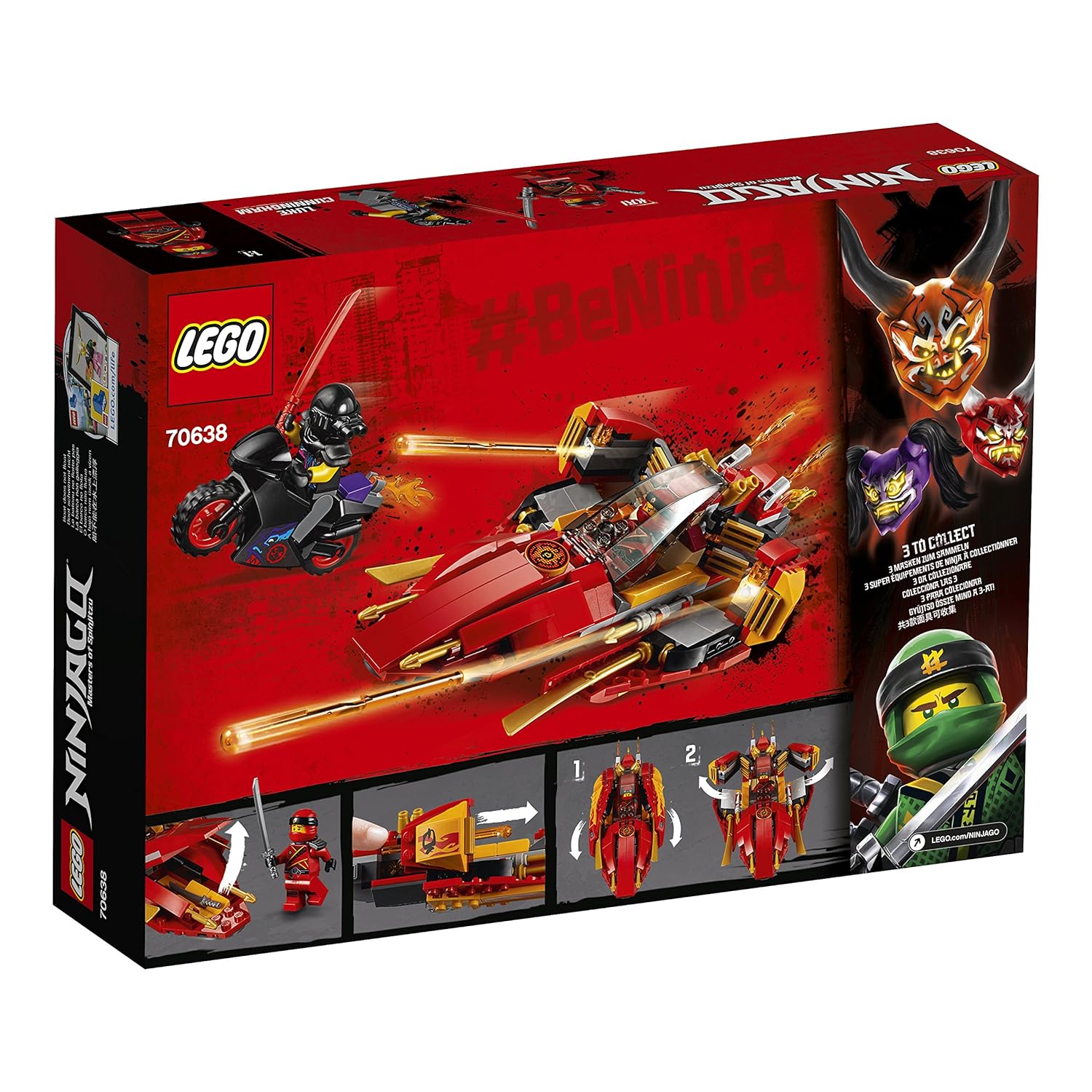 lego ninjago carrera callejera