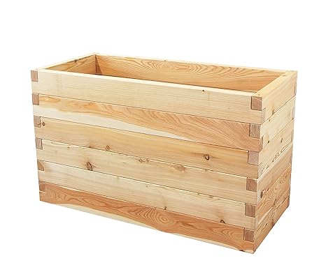 Hochbeet LÄRCHE Größe 1 – 130,5x60,5x78 cm (LxBxH) - Das regionale und soziale Holzhochbeet von Gartenallerlei©