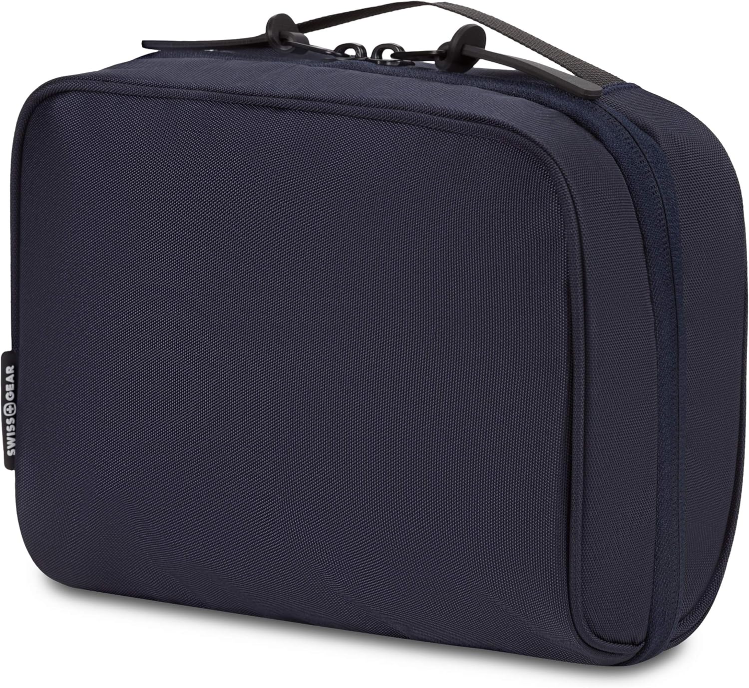 SWISSGEAR Toiletry Bag and Cord Organizer | Travel Tech Wire Case | Water Resistant | Zipper Closure – Navy