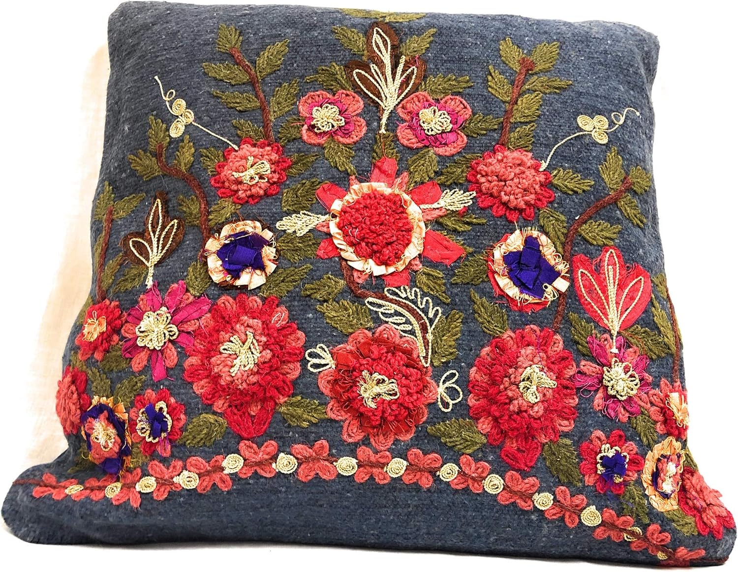 Karma Living Velvet Renaissance Handmade Pillow Home Kitchen Amazon Com