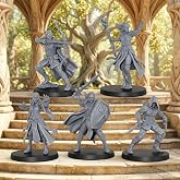 25mm Fantasy DND Miniatures, TTRPG &amp; Role Playing Accessory Set - AS1004S | 1:64 Scale Minis Figurine Pack for Miniature Gaming, Dungeon Masters Gift