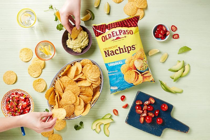 Nachips Sabor Original, 100% Granos de Maiz, Sin Gluten, Sin Conservantes, Crujientes, Ideal para Compartir con Amigos, 1 Bolsa x 185g — foto 6 de 6