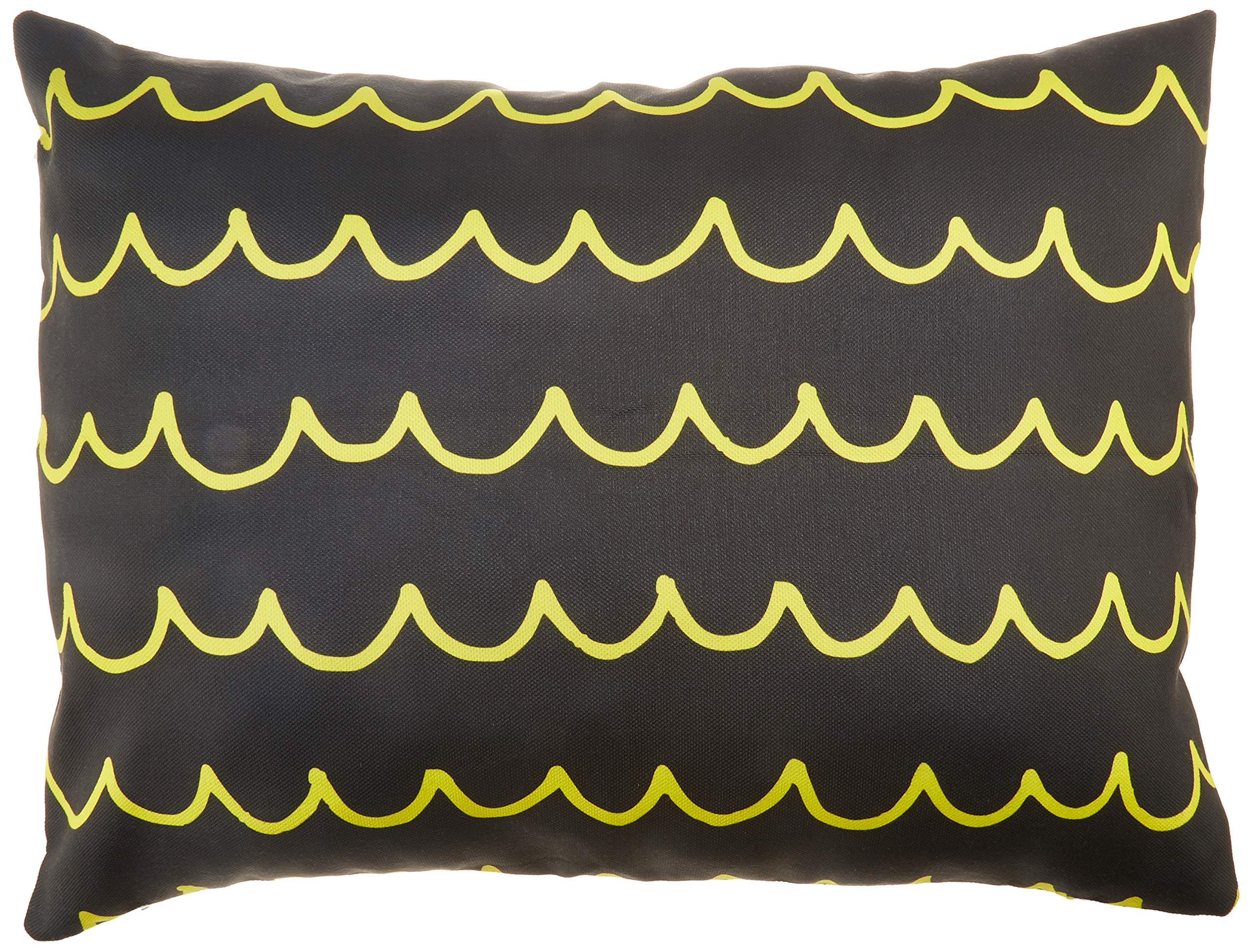 BonaMaison Decorative Cushion Cover, Neon Yellow-Fume Throw Pillow Covers, Home Decorative Pillowcases for Livingroom, Sofa, Bedroom, Size: 45X60 Cm - Designed and Manufactured in Turkey