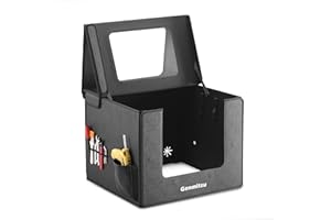 Genmitsu Kaba Fold CNC Enclosure for CNC Machine, Noise Reduction, Dustproof, with Side Toolbar, for 3018-PRO, 3020-PRO MAX V2, 3020-PRO Ultra, 3018-PROver V2, 520x475x405mm