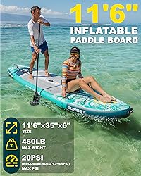 Suncorp 11.6'x35'' Inflatable Paddle Board, Extra
