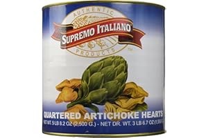 Supremo Italiano Quartered Artichoke Hearts, 2500 Gram