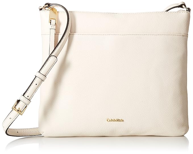 calvin klein pebble leather crossbody