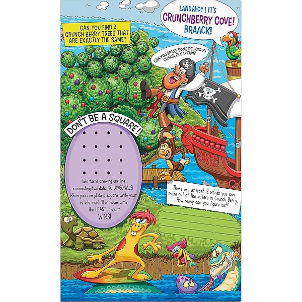 CAP’N CRUNCH CEREAL, CRUNCH BERRIES, 16.8OZ BOX