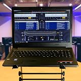 RockJam RJLP1 Adjustable Desk Mounted Laptop Stand DJ Controller Stand Black view 2