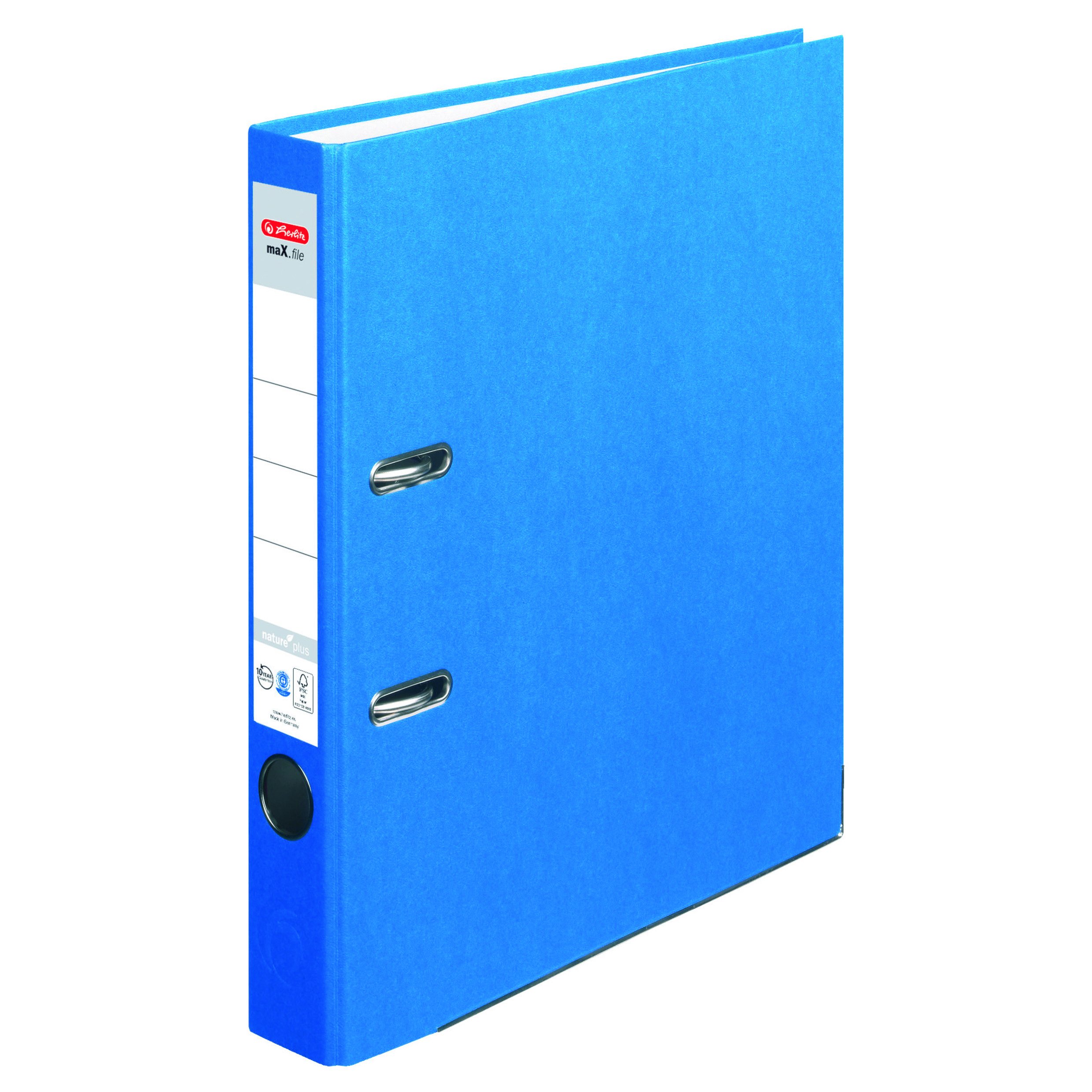 Ordner A4 maX. File Nature Plus 5 cm Blue