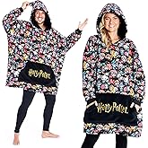 Harry Potter Oversized Blanket Hoodie Gifts for Women, Men, Adults Teens, Fleece Wearable Blanket with Hood and Pocket