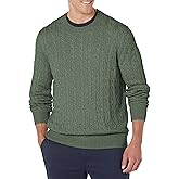 Brooks Brothers Men's Cotton Cable Crew Neck Sweater