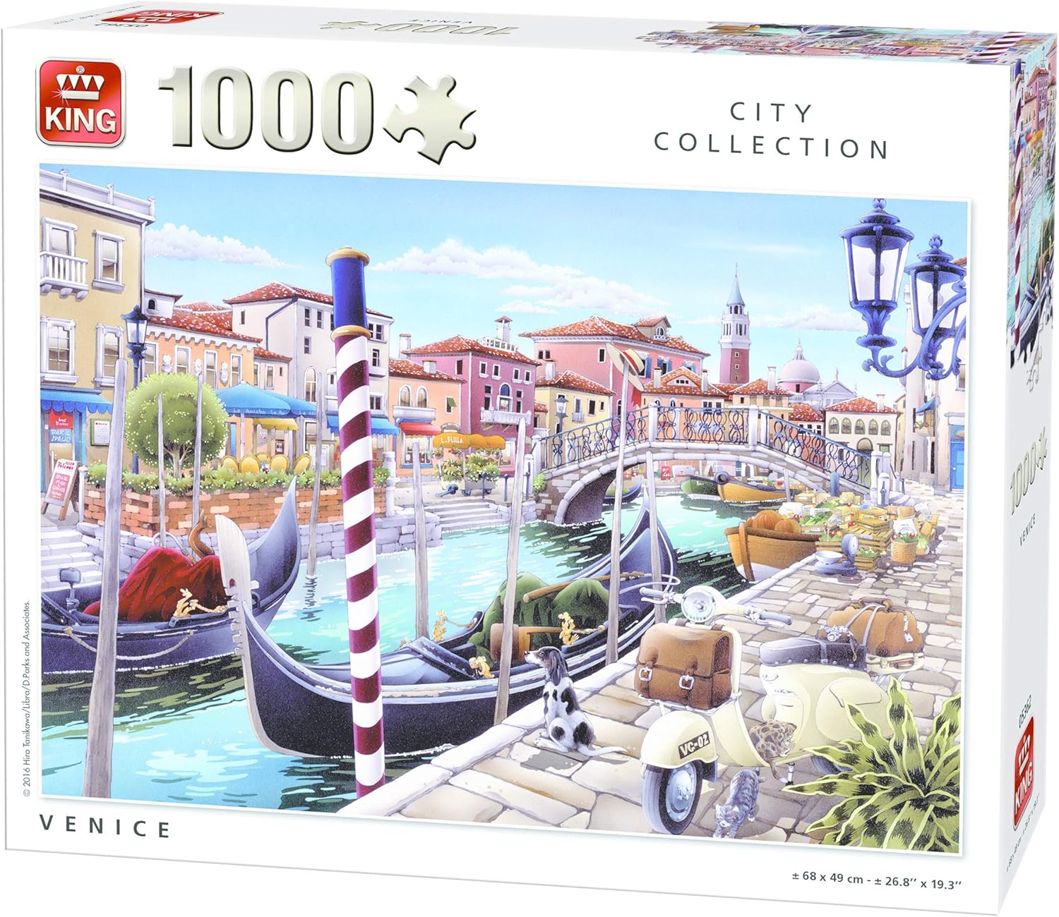 King 5362 City Venice Jigsaw Puzzle 1000Piece, 49 x 68 cm Amazon.co