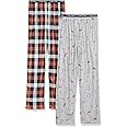Calvin Klein Boys' Sleepwear Super Soft Brushed Micro Pajama Pants (2 Pack)