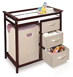 Badger Basket Modern Baby Changing Table with