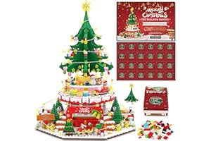 Sopu Advent Calendar 2023 Christmas Building Blocks - Christmas Paradise Building Kits，24 Parts -1814 Pieces Building Blocks for Adults and Kids Countdown to Christmas Building Blocks Gift
