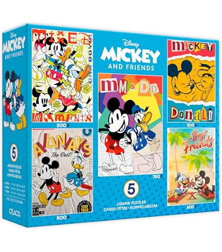 Amazon.com: Disney 31740 Puzzle Df Supermaxi Mickey My Friends