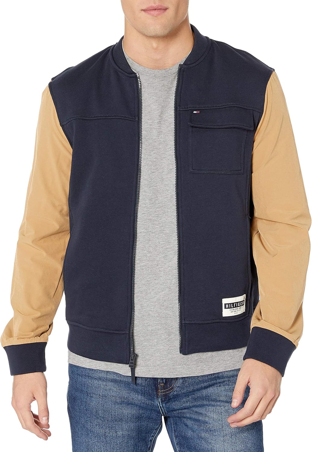 tommy hilfiger bomber jacket mens