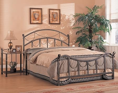 Amazon Com Coaster Iron Bed Queen Brass Kitchen Dining