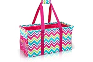 Lucazzi Extra Large Utility Tote Bag - Oversized Collapsible Pool Beach Canvas Basket