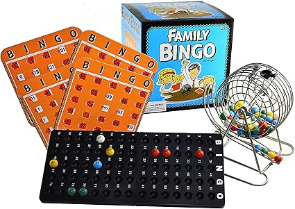 Regal Games Family Bingo Set With Shutter Slide Cards