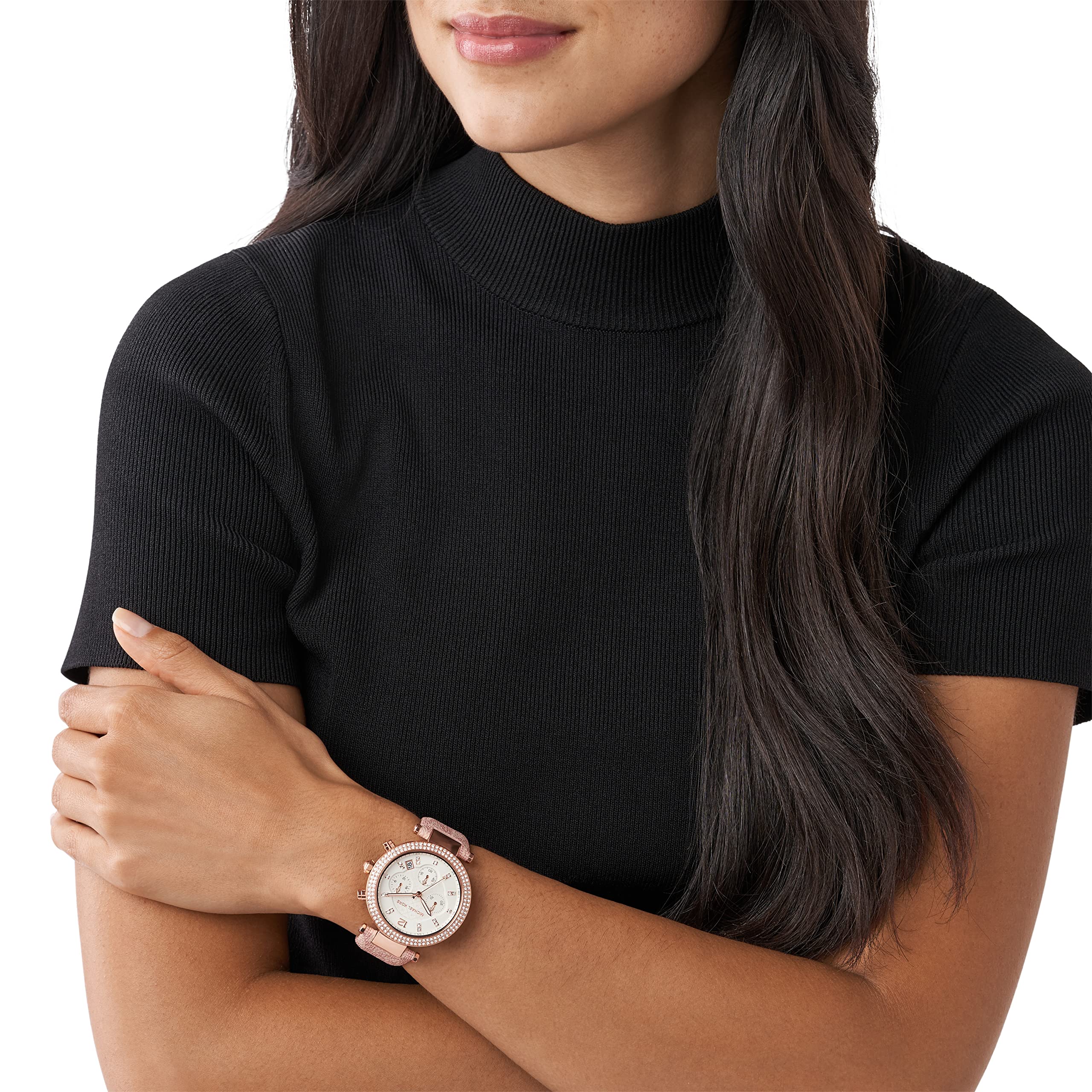 MICHAEL KORS(マイケルコース) Fossil MK6935 Michael Kors Parker Women's Pink Watch, Pink, Quartz Watch