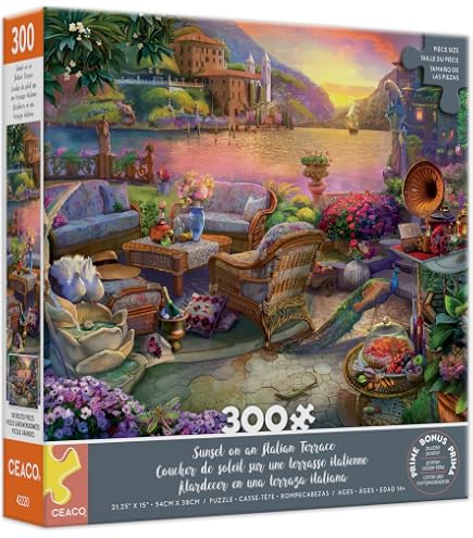 Amazon.com: Ceaco – Mystic Moth Lady - 300 Piece Jigsaw Space