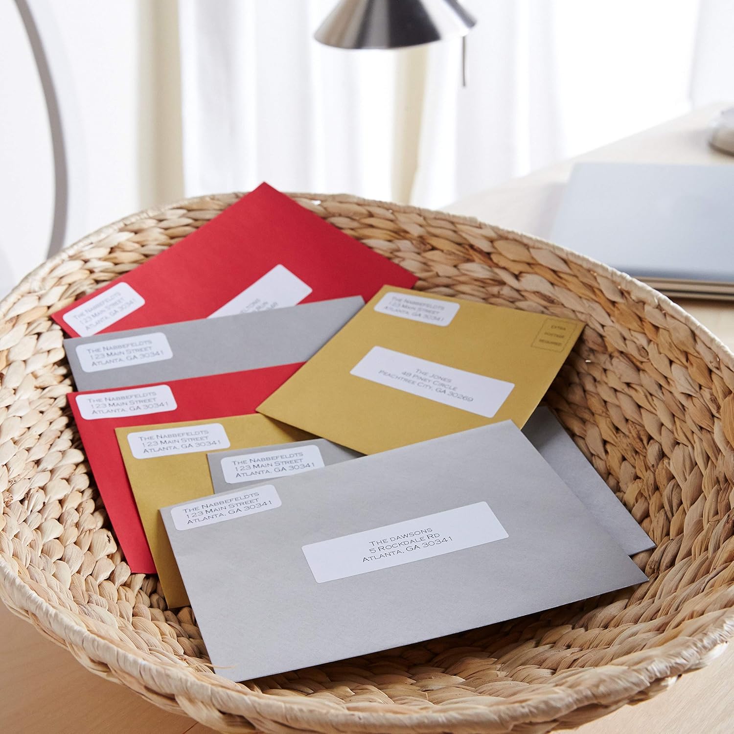 DYMO Authentic LW Mailing Address Labels | DYMO Labels for LabelWriter Label Printers (1-1/8" x 3-1/2"), 2 Rolls of 350 (700 Total) : Office Products