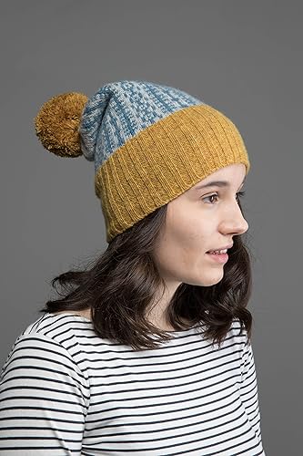 mustard yellow beanie hat