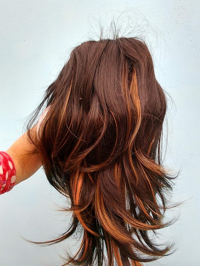 Stylish Full Hairpiece Daily Use Costume Hair Wig For Party Hair