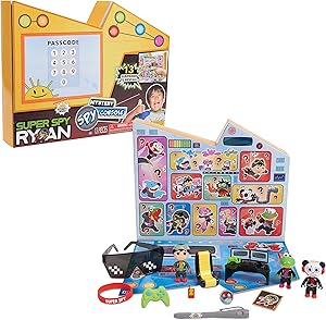 Ryan's World Super Spy Ryan Golden Console, 13 surprises inside, Amazon Exclusive