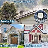 Aomeya 50W LED Flood Light with PIR Motion Sensor IP66 Outdoor Security view 2
