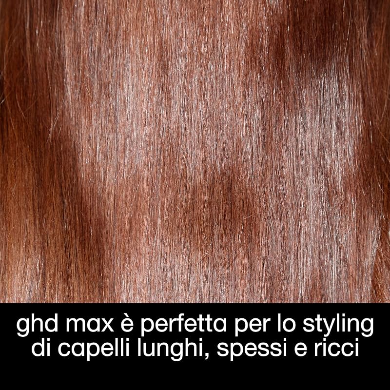 max, Piastra Lamelle Larghe 42 mm per Capelli Ricci, Spessi o Lunghi