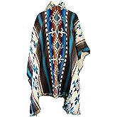 Alpaca Mens Poncho with Hood – Cowboy Serape Western Poncho - Clint Eastwood Poncho for Men - Ecuadorian Cloak with Hood Men