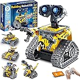 Sillbird Robot Building Kit with Remote Control STEM Gifts for Boys Age 8-13, Technic Coding Robotic Toys for Kids Birthday,