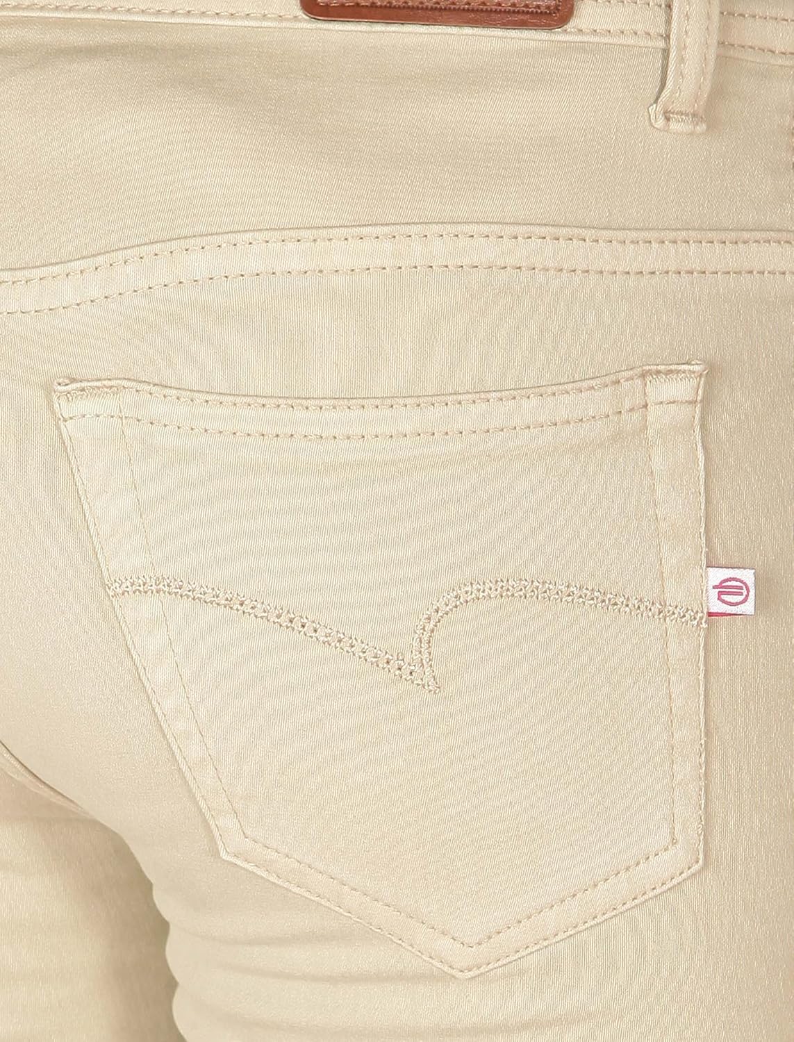 flirt nx women's stretchable beige capri