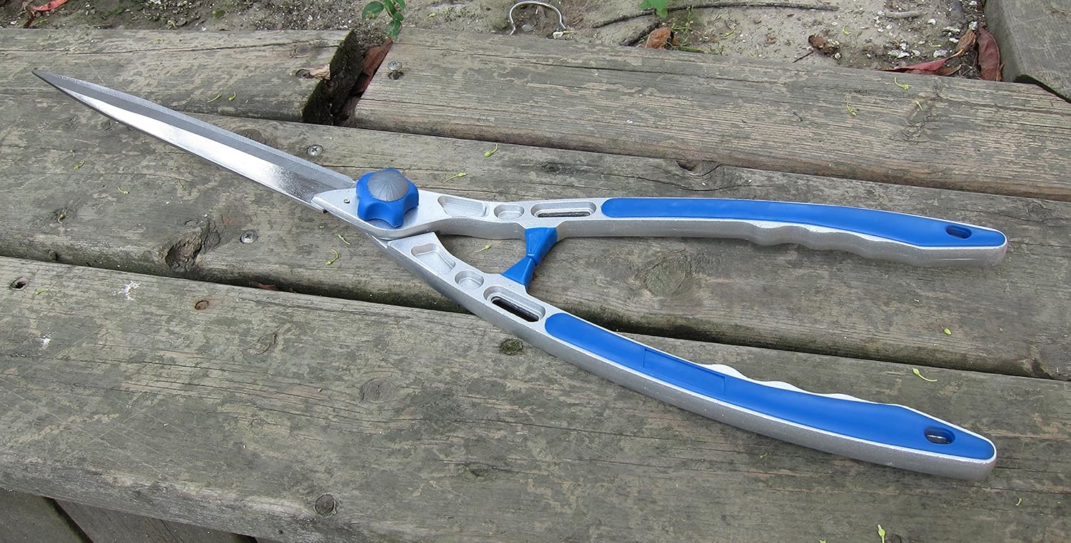 Hedge Shear 23.8 Inch (605MM), Grass Shear, Lawn Shear, 9 Inches (230MM) Stainless Steel Blade - Image 4