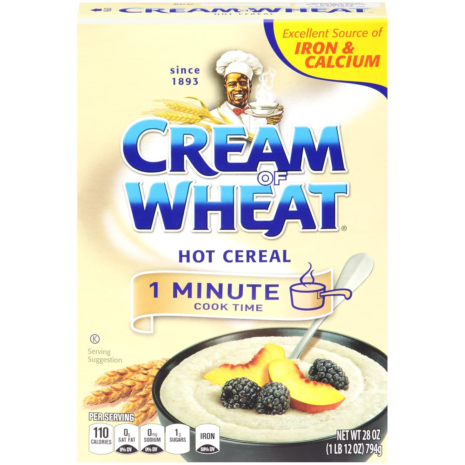 Cream of Wheat, Hot Cereal, Enriched Farina, 28 Ounce