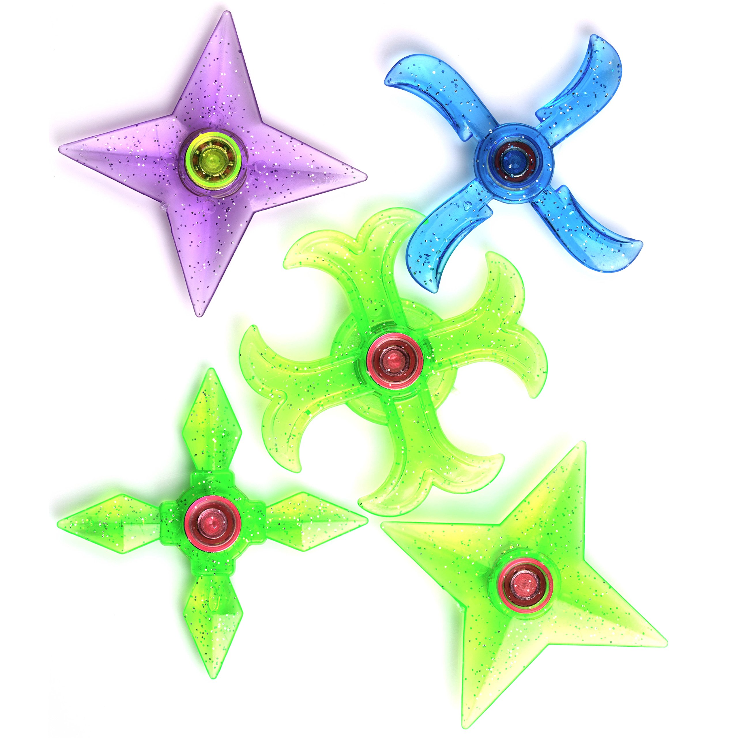 Mini Finger Gyro Fidget Spiral Twister Toys Party Pack (20 Pieces) by Lugumy