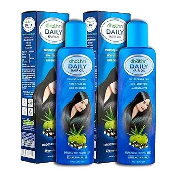 Dhathri Daily Hair Oil - 90ml (Pack of 2)