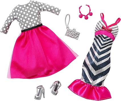 barbie doll fashion packs
