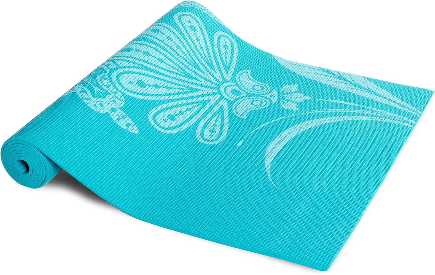 Tone Fitness Yoga Mat with Floral Pattern