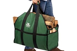 Cougar Outdoor Firewood Carrier Log Holder – Waterproof Firewood bags, Extra Large Capacity, Heavy Duty Canvas, Wood Carrier for Firewood, Camping, Wood Fire Stove and Fireplace, Best Bag for Him